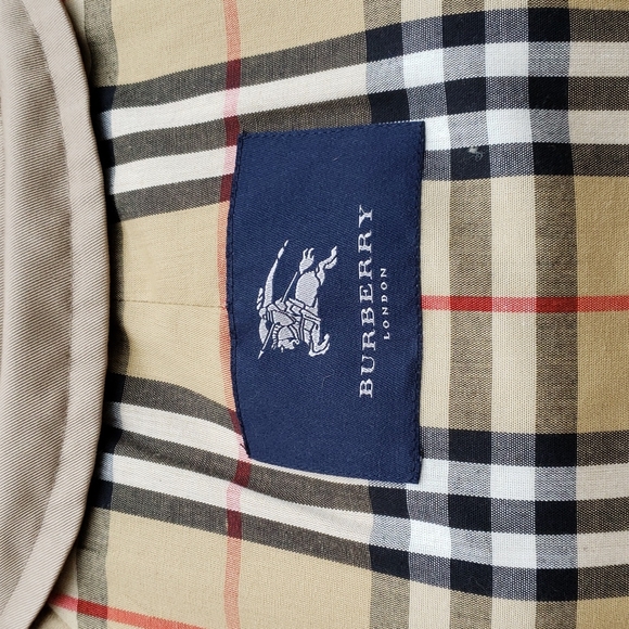 BURBERRY NOVA CHECK LINED REMOVABLE WOOL LINER CAR COAT TRENCH COAT - Picture 7 of 14